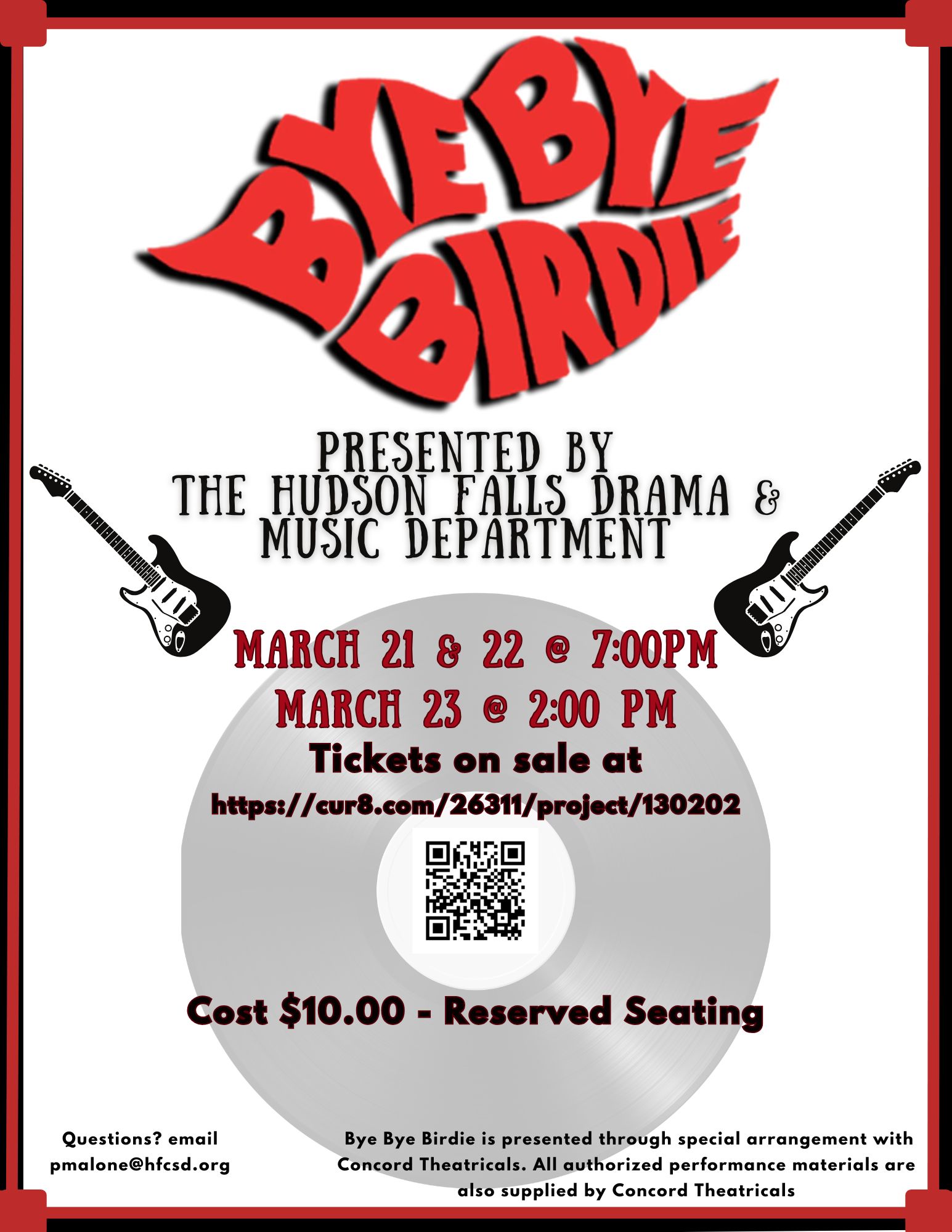 Bye Bye Birdie musical information